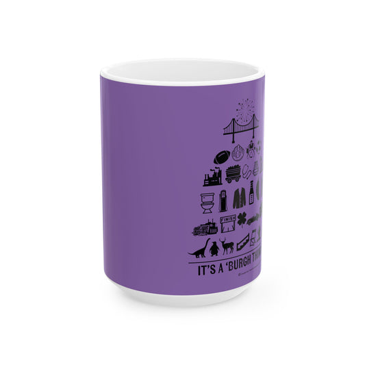 Pittsburgh Poster Mug - Perfect Gift for City Lovers and Coffee Enthusiasts!