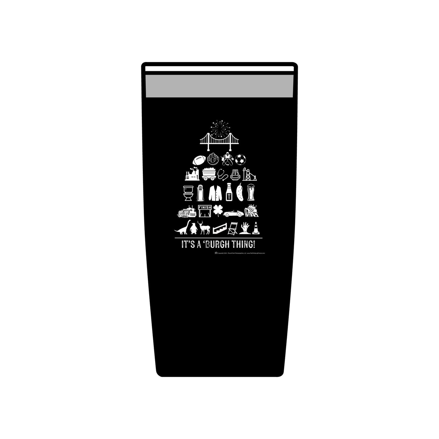 Pittsburgh Poster - Insulated 20oz Tumbler