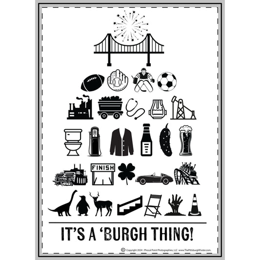 Pittsburgh Poster - Woven Wall Tapestry