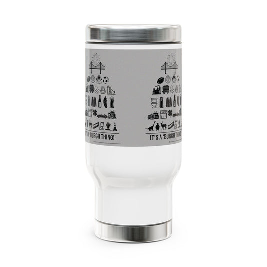 Pittsburgh Poster -  Stainless Steel 14oz Travel Mug