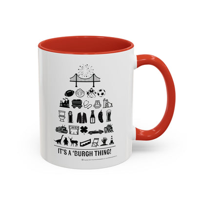 Pittsburgh Poster Coffee Mug - 11 & 15oz - Unique Gift for Pittsburgh Lovers