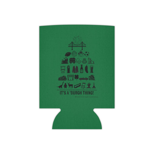 Pittsburgh Poster Can Cooler/Koozie - Green