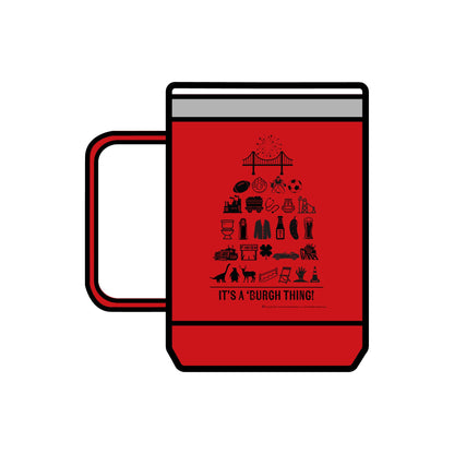 Pittsburgh Poster - 15oz Coffee Mug