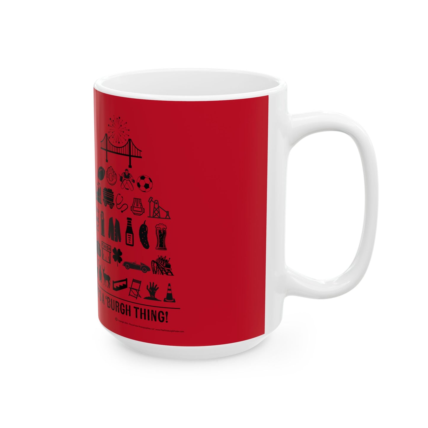 Pittsburgh Poster Mug - Perfect Gift for City Lovers and Coffee Enthusiasts!