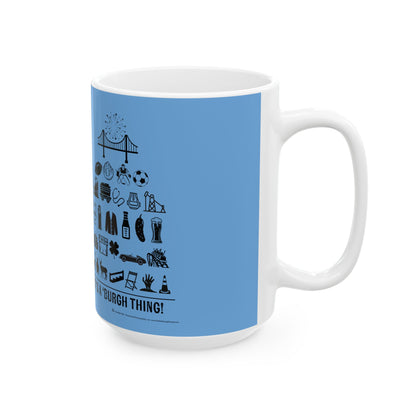 Pittsburgh Poster Mug - Perfect Gift for City Lovers and Coffee Enthusiasts!