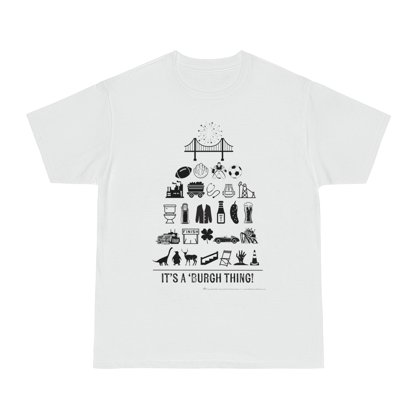 Pittsburgh Poster -  Unisex T-Shirt