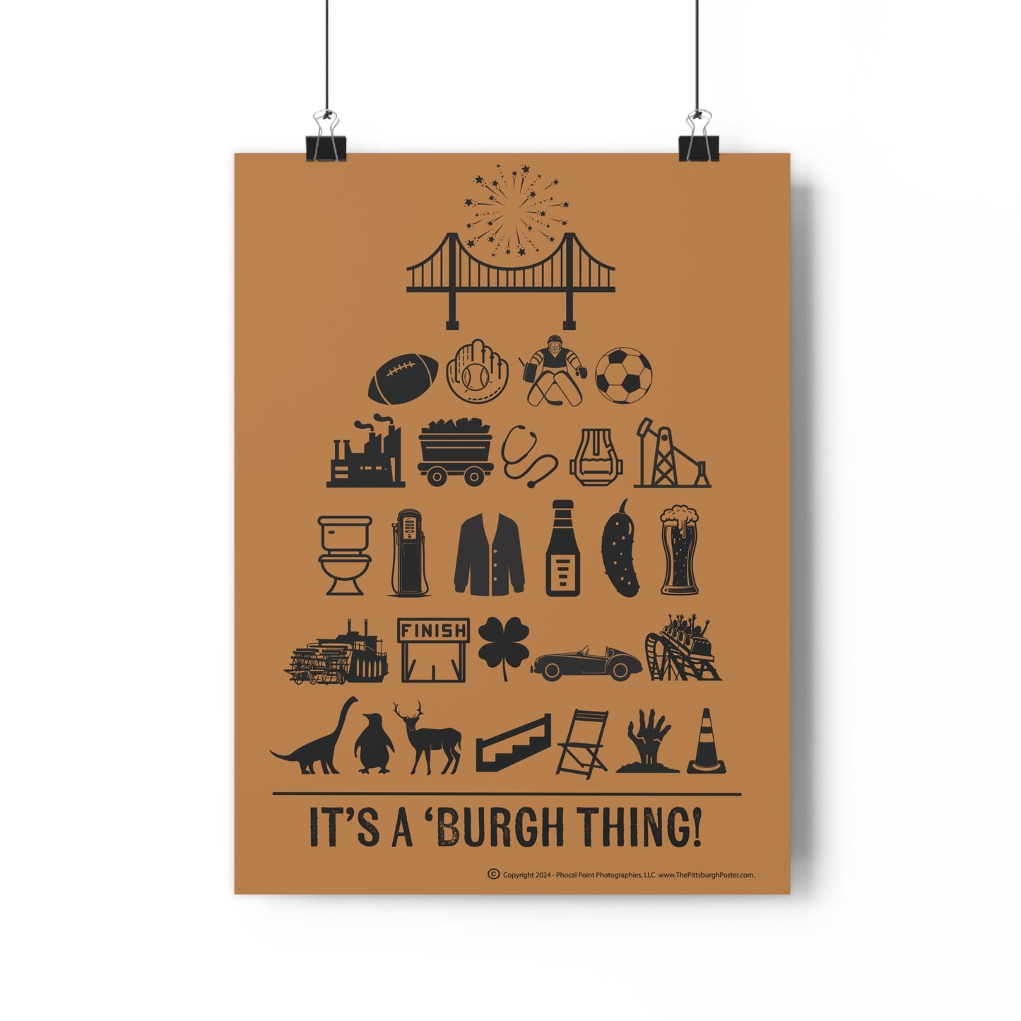 Pittsburgh Poster - 'It's a Burgh Thing!'