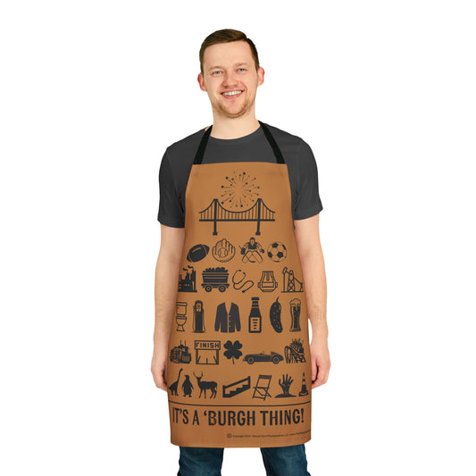 Pittsburgh Poster Apron – Perfect for Cooking and Grilling Enthusiasts!