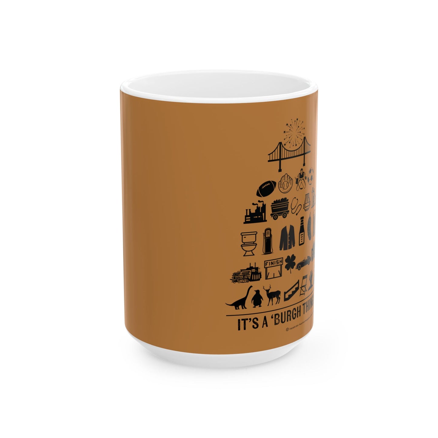 Pittsburgh Poster Mug - for City Lovers and Coffee Enthusiasts!