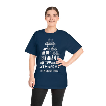 Pittsburgh Poster -  Unisex T-Shirt