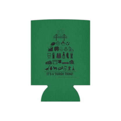 Pittsburgh Poster Can Cooler/Koozie - Green