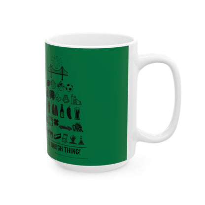 Pittsburgh Poster Mug - Perfect Gift for City Lovers and Coffee Enthusiasts!