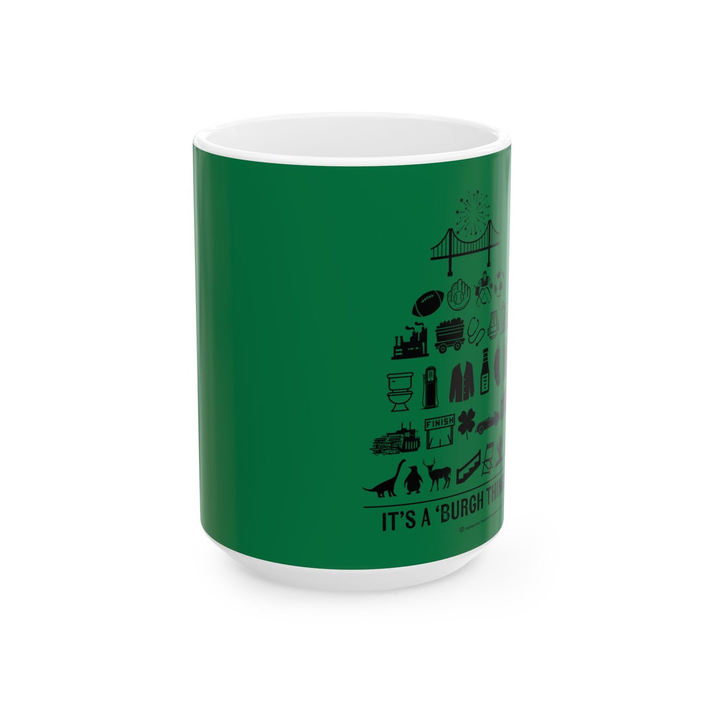 Pittsburgh Poster Mug - Perfect Gift for City Lovers and Coffee Enthusiasts!