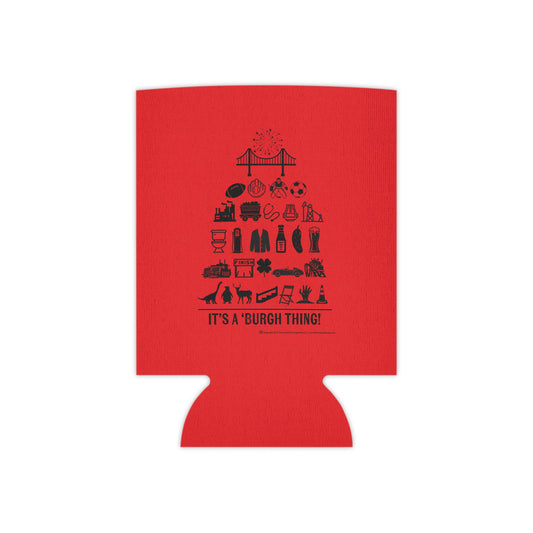 Pittsburgh Poster Can Cooler/Koozie - Red  - "It's A 'Burgh Thing!"