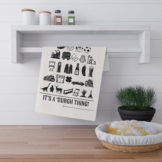 Pittsburgh Poster  - Tea Towel