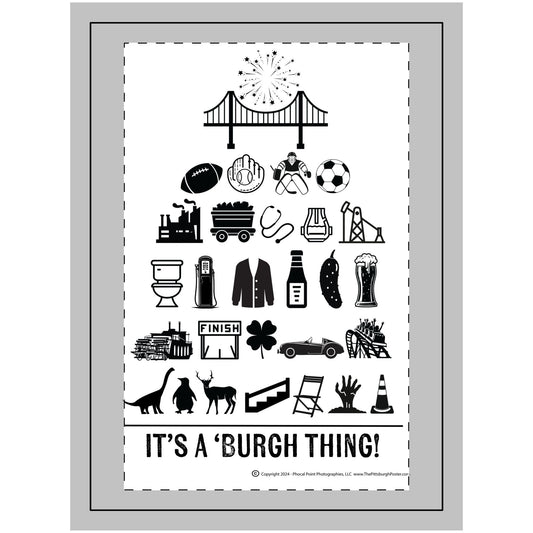 Pittsburgh Poster -  Wall Tapestry