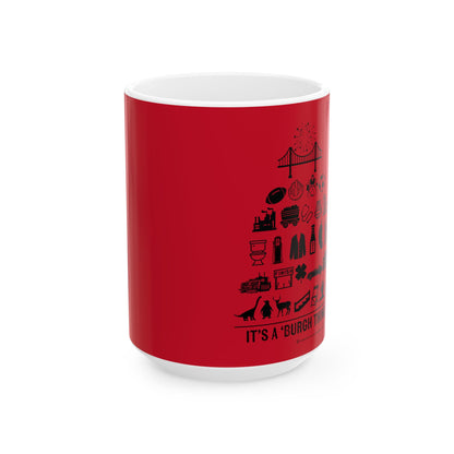 Pittsburgh Poster Mug - Perfect Gift for City Lovers and Coffee Enthusiasts!