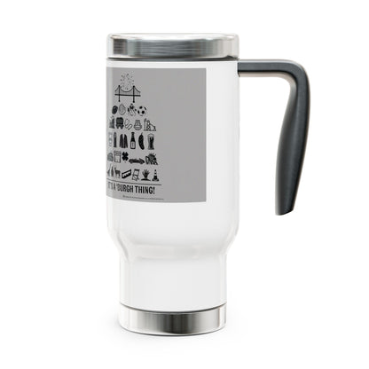 Pittsburgh Poster -  Stainless Steel 14oz Travel Mug