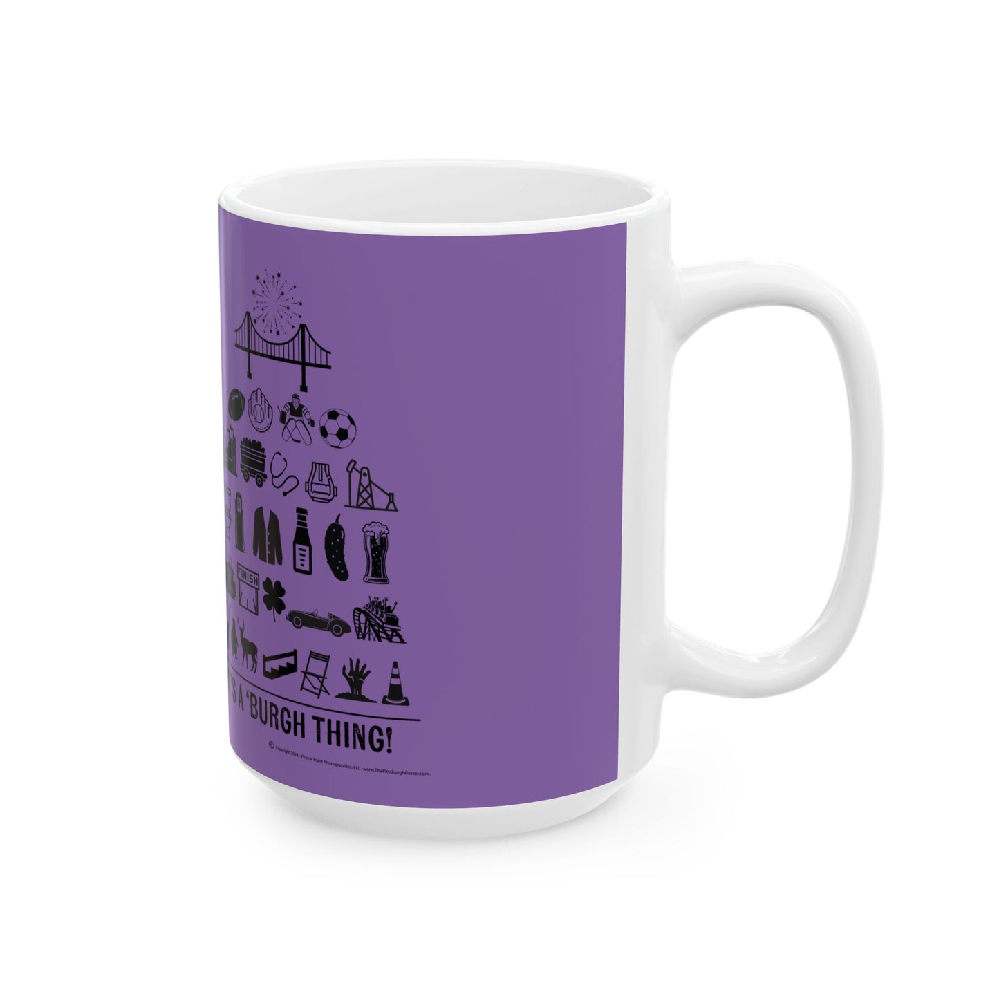 Pittsburgh Poster Mug - Perfect Gift for City Lovers and Coffee Enthusiasts!