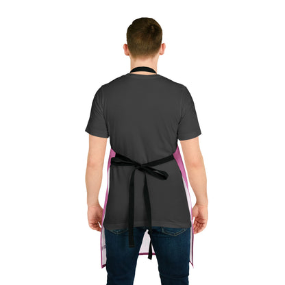 Pittsburgh Poster Apron – Pink -  Perfect for Cooking and Grilling Enthusiasts!